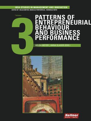 cover image of Patterns of Entrepreneurial Behaviour and Business Performance